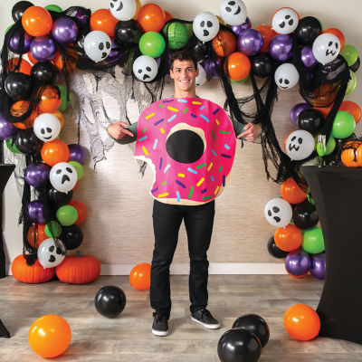 Unisex Adult Strawberry Doughnut With Bite Costume