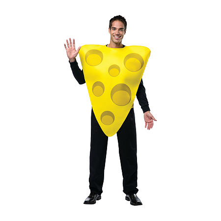 Unisex Adult Cheese Costume, Large, Yellow