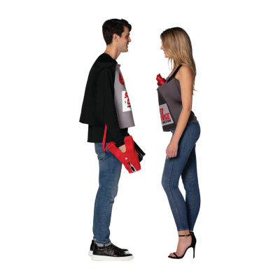 Adult Battery & Jumper Cables Couple Costume