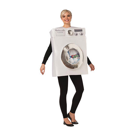 Unisex Adult Washer Costume, Large, White