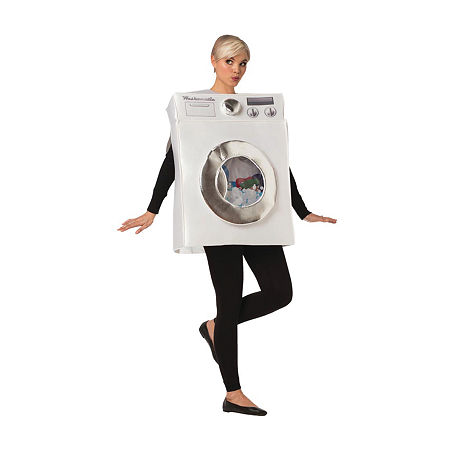 Unisex Adult Washer Costume, Large, White