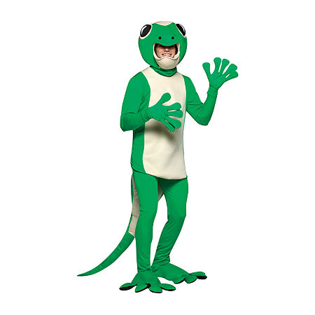 Unisex Adult Gecko Costume, Large, Green