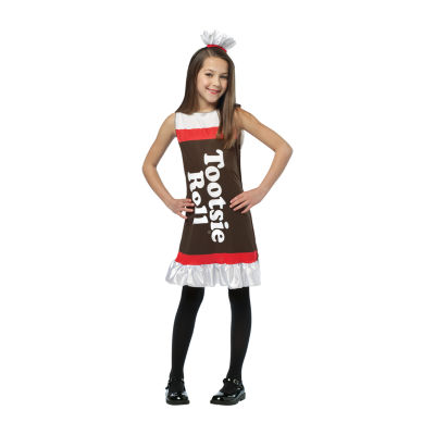 Girls Tootsie Roll Tank Dress Costume