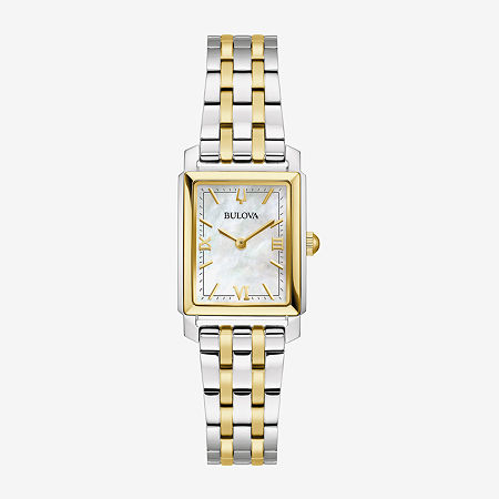 Classic Sutton Womens Two Tone Stainless Steel Bracelet Watch , One Size - BULOVA 98L308