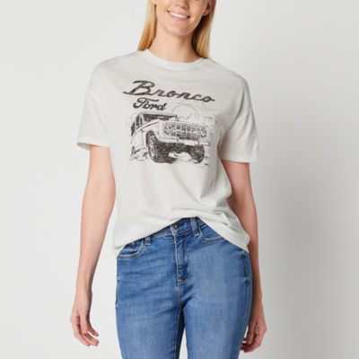 Women's Oversized Bronco Graphic Tee, Women's Clearance