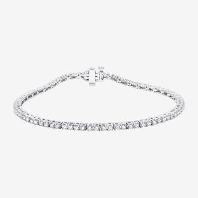 CT. T.W. Mined White Diamond 10K or 14K Gold 7.25 Inch Tennis Bracelet