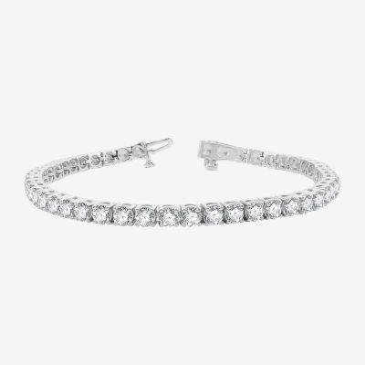 H-I / Si2-I1) CT. T.W. Lab Grown White Diamond 10K or 14K Yellow Gold Inch Tennis Bracelet