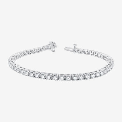 (H-I / Si2-I1) 8 CT. T.W. Lab Grown Diamond Tennis Bracelet Gold