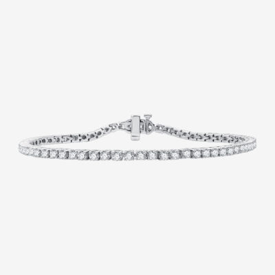 4 CT.T.W. (H-I / SI2-I1) Lab Grown White Diamond 10K or 14K Yellow Gold Tennis Bracelet