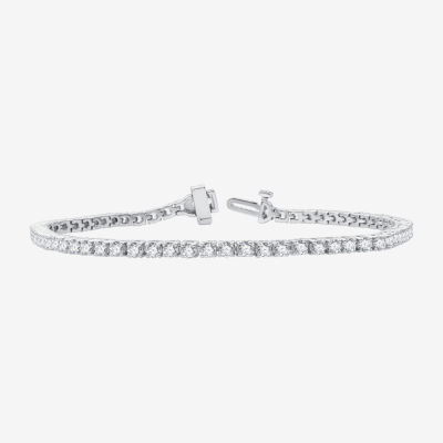 4 CT.T.W. (H-I / SI2-I1) Lab Grown White Diamond 10K or 14K Yellow Gold Tennis Bracelet