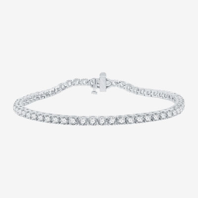 5 CT. T.W. Lab-Grown (G / SI1-SI2) Diamond 10K or 14K White Yellow Gold Tennis Bracelet