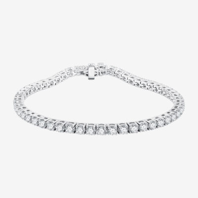 H-I / Si2-I1) CT. T.W. Lab Grown White Diamond 10K or 14K Gold Inch Tennis Bracelet