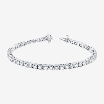 H-I / Si2-I1) CT. T.W. Lab Grown White Diamond 10K or 14K Gold Inch Tennis Bracelet