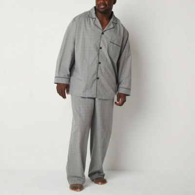 Men 2pc Pants Set 2026.Stafford Mens Tall Long Sleeve 2-pc. Pant Pajama Set - JCPenney