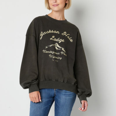 Arizona Juniors Womens Crew Neck Long Sleeve Sweatshirt