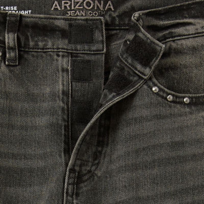 Arizona Juniors Adaptive Womens Highest Rise Straight Leg Easy-on + Easy-off Jean