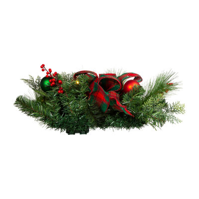 Kurt Adler Battery-Operated Red And Green 2 Foot Pre-Lit Christmas Tree