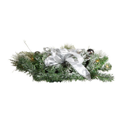 Kurt Adler Bow 2 Foot Pre-Lit Pine Christmas Tree