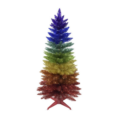 Kurt Adler Foil Rainbow 4 Foot Christmas Tree