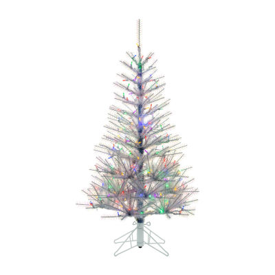 Kurt Adler Led Glistening 4 1/2 Foot Pre-Lit Pine Christmas Tree