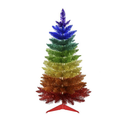 Kurt Adler Foil Rainbow 3 Foot Christmas Tree