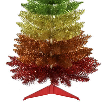 Kurt Adler Foil Rainbow 3 Foot Christmas Tree