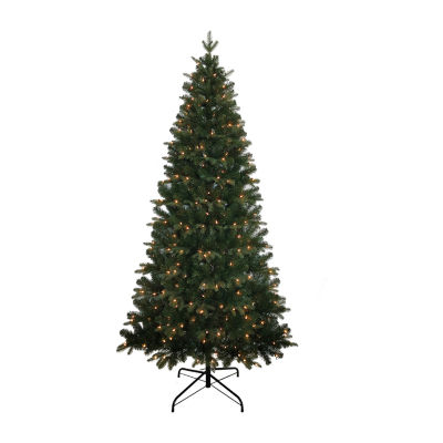 Kurt Adler Clear Studio 7 Foot Pre-Lit Spruce Christmas Tree