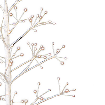 Kurt Adler White Birch Led 3 Foot Pre-Lit Multi-Function Lights Birch Christmas Tree
