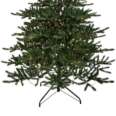 Kurt Adler White Led 9 Foot Pre-Lit Multi-Function Lights Pine Christmas Tree