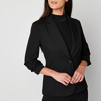 by&by Juniors Womens Regular Fit Suit Blazer