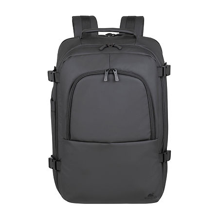 Rivacase 8465 Coated Eco Travel Laptop Backpack, One Size, Black