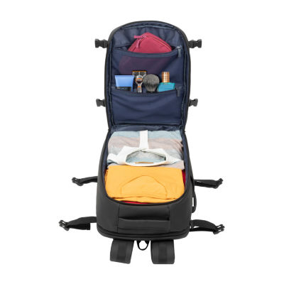 Rivacase 8465 Coated Eco Travel Laptop Backpack, Color: Black