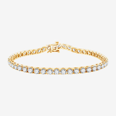 10 CT.T.W. (H-I / SI2-I1) Lab Grown Diamond 10K White or Yellow Gold Tennis Bracelet