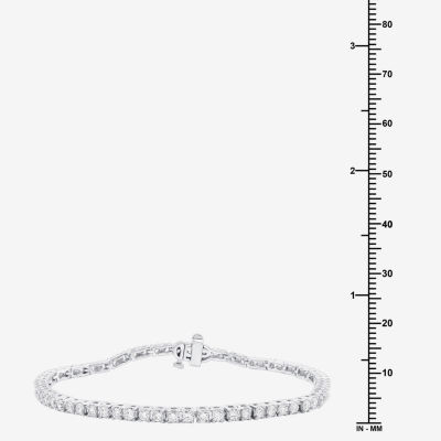 CT. T.W. Natural White Diamond 10K or 14K Yellow Gold 7.25 Inch Tennis Bracelet