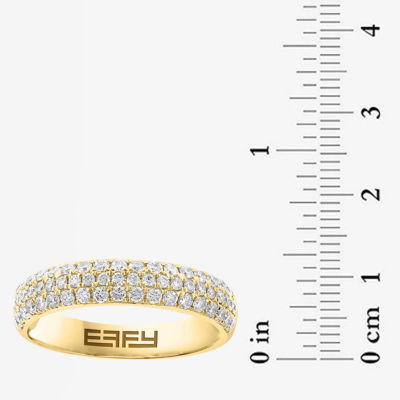 Effy  (E-F / Vs2-Si1) 3/4 CT. T.W. Lab Grown White Diamond 14K Gold Band