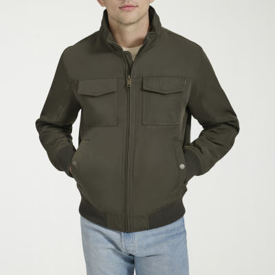 Dockers Mens Lined Water Resistant Midweight Bomber Jacket