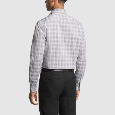 Van Heusen Mens Regular Fit Stretch Fabric Wrinkle Free Long Sleeve Dress Shirt