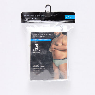 Shaquille O'Neal XLG Heiq 3 Pack Briefs Big and Tall