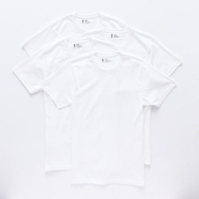 IZOD Mens 4 Pack Short Sleeve Crew Neck T-Shirt