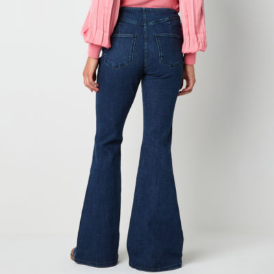 Ryegrass Womens High Rise Wide Leg Jean