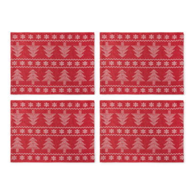 North Pole Trading Co. Nordic Christmas Placemats