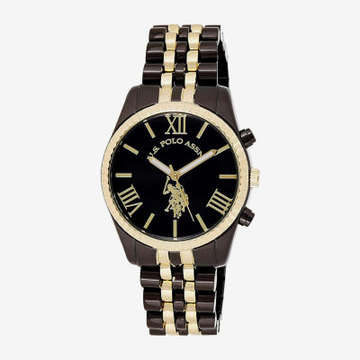 U.S. Polo Assn. Womens Two Tone Bracelet Watch Usc40059jc