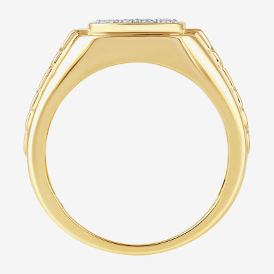 Mens / CT. T.W. Natural Diamond 10K Gold Fashion Ring