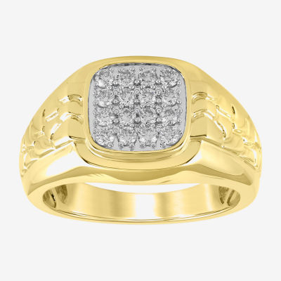 Mens / CT. T.W. Natural Diamond 10K Gold Fashion Ring