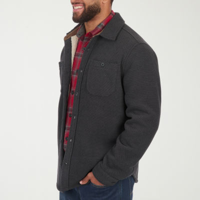 American Outdoorsman Sherpa Lined Mens Long Sleeve Button-Down Shirt