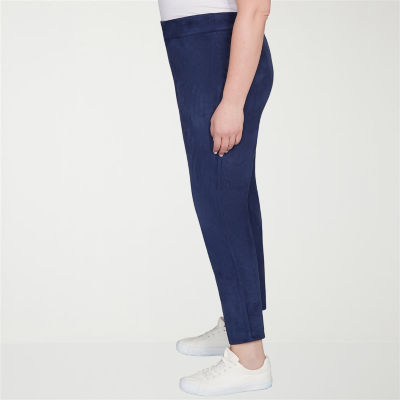 Hearts Of Palm Womens Plus Skinny Mid Rise Pull-On Pant