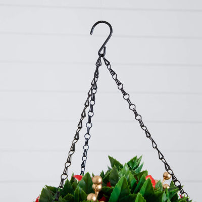 Nearly Natural 24" Pre-Lit Red Tip Artificial Plant