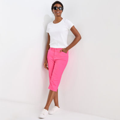 St. John's Bay Womens Mid Rise Capri Pant