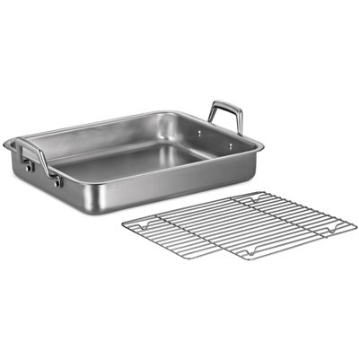 Tramontina® Gourmet 15" Stainless Steel Roasting Pan