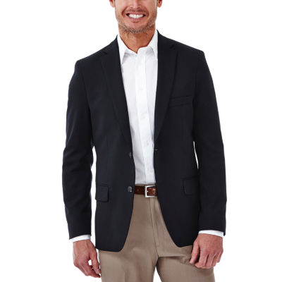 Haggar® Mens In Motion Classic Fit Blazer, Color: Midnight - JCPenney